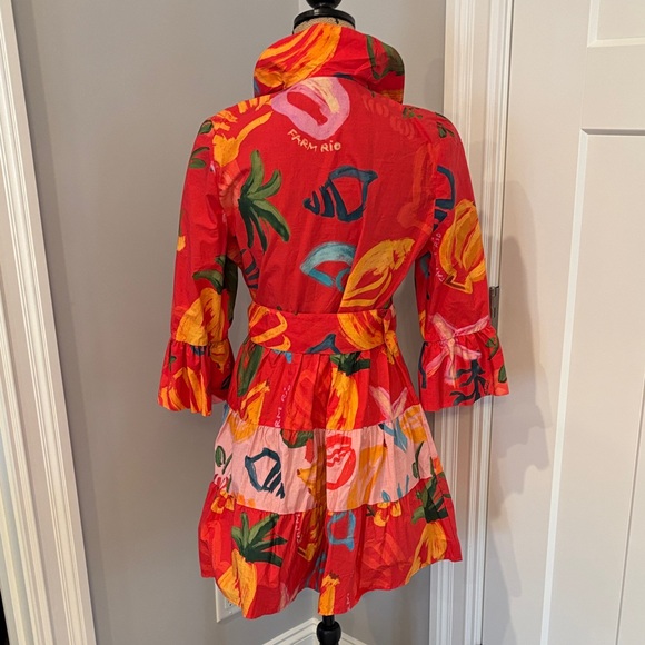 FARM Rio - Vibrant Floral Belted Dress - Picture 3 of 4